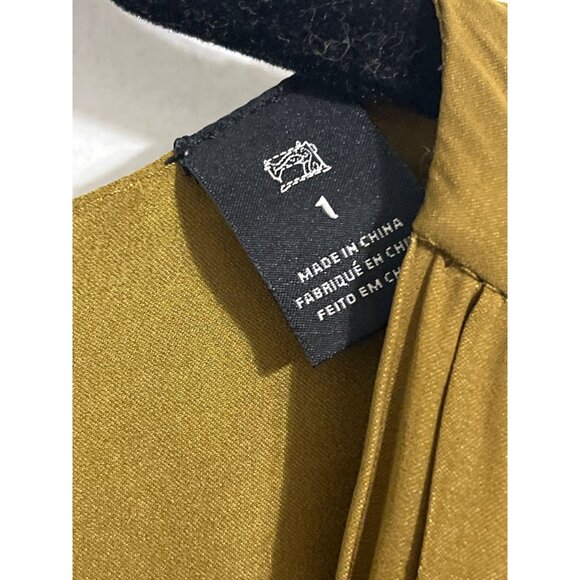 SCOTCH & SODA Clubhouse Royals Silky Olive Wrap Dress size Small - Picture 8 of 15